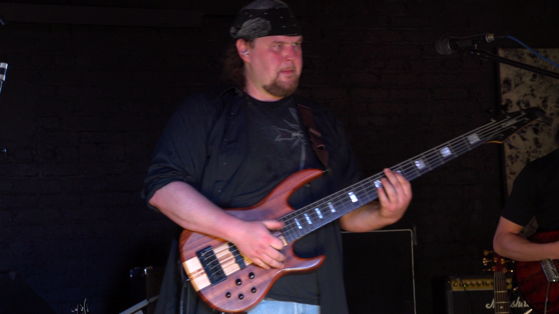Live bass performance
